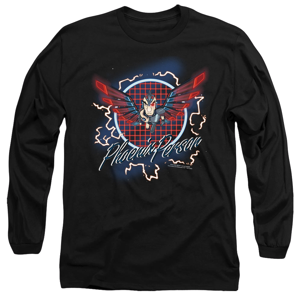 Rick and Morty Phoenix Person - Men's Long Sleeve T-Shirt Men's Long Sleeve T-Shirt Rick and Morty   