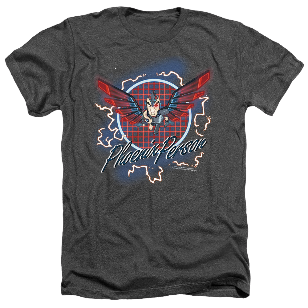 Rick and Morty Phoenix Person - Men's Heather T-Shirt Men's Heather T-Shirt Rick and Morty   