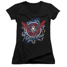 Rick and Morty Phoenix Person - Juniors V-Neck T-Shirt Juniors V-Neck T-Shirt Rick and Morty   