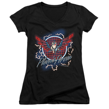 Rick and Morty Phoenix Person - Juniors V-Neck T-Shirt Juniors V-Neck T-Shirt Rick and Morty   