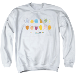Rick and Morty Get Schwifty - Men's Crewneck Sweatshirt Men's Crewneck Sweatshirt Rick and Morty   