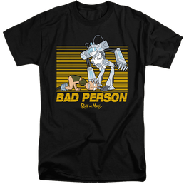 Rick and Morty Bad Person - Men's Tall Fit T-Shirt Men's Tall Fit T-Shirt Rick and Morty   