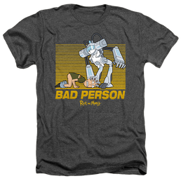 Rick and Morty Bad Person - Men's Heather T-Shirt Men's Heather T-Shirt Rick and Morty   