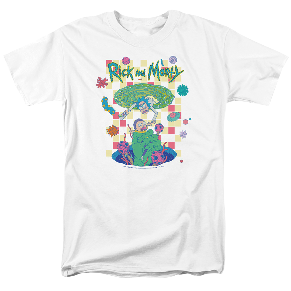 Rick and Morty Falling Portals - Men's Regular Fit T-Shirt Men's Regular Fit T-Shirt Rick and Morty   