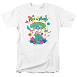 Rick and Morty Falling Portals - Men's Regular Fit T-Shirt Men's Regular Fit T-Shirt Rick and Morty   