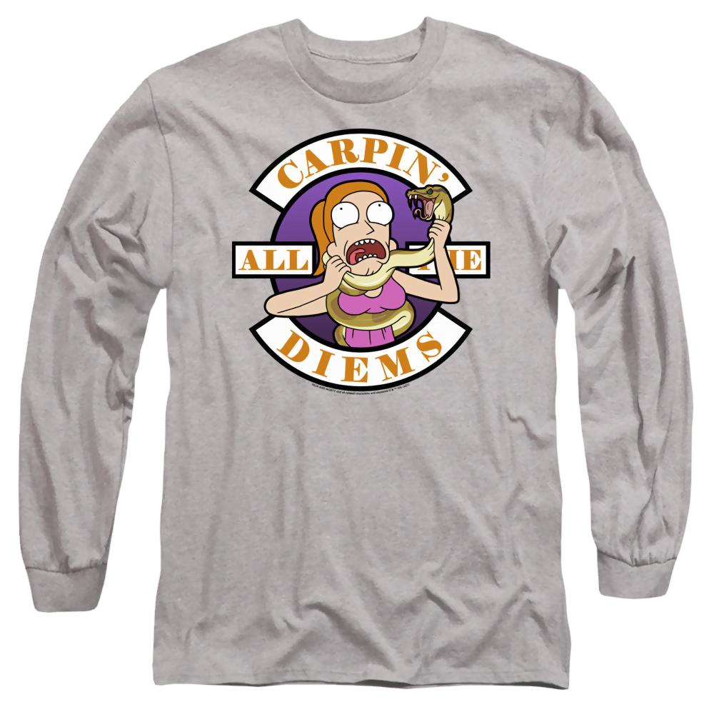Rick and Morty Carp En All Them Diems - Men's Long Sleeve T-Shirt Men's Long Sleeve T-Shirt Rick and Morty   