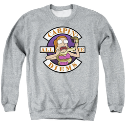 Rick and Morty Carp En All Them Diems - Men's Crewneck Sweatshirt Men's Crewneck Sweatshirt Rick and Morty   