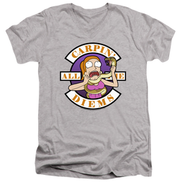 Rick and Morty Carp En All Them Diems - Men's V-Neck T-Shirt Men's V-Neck T-Shirt Rick and Morty   