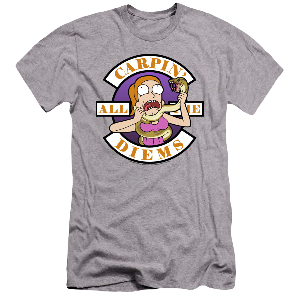 Rick and Morty Carp En All Them Diems - Men's Premium Slim Fit T-Shirt Men's Premium Slim Fit T-Shirt Rick and Morty   
