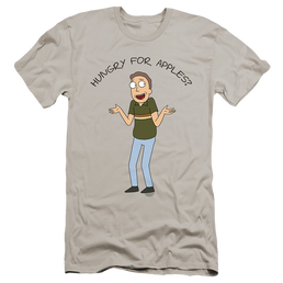Rick and Morty Hungry For Apples - Men's Premium Slim Fit T-Shirt Men's Premium Slim Fit T-Shirt Rick and Morty   