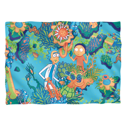 Rick and Morty Botanical Space Rick And Morty - Pillow Case Pillow Cases Rick and Morty   
