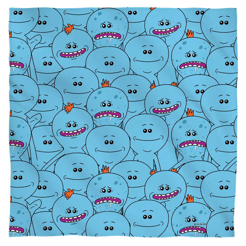 Rick and Morty Meeseeks Crowd - Bandana Bandanas Rick and Morty   