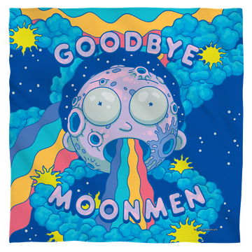 Rick and Morty Goodbye Moon Men bandana