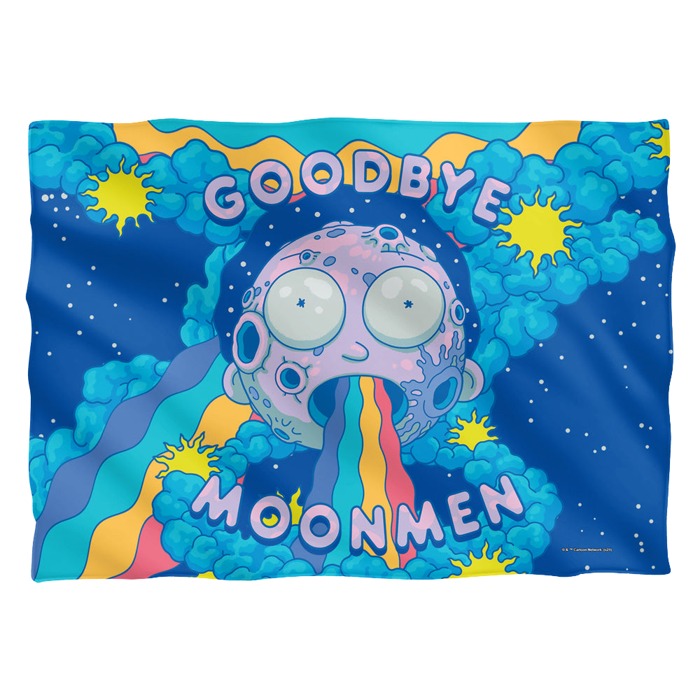 Rick and Morty Goodbye Moon Men - Pillow Case Pillow Cases Rick and Morty   