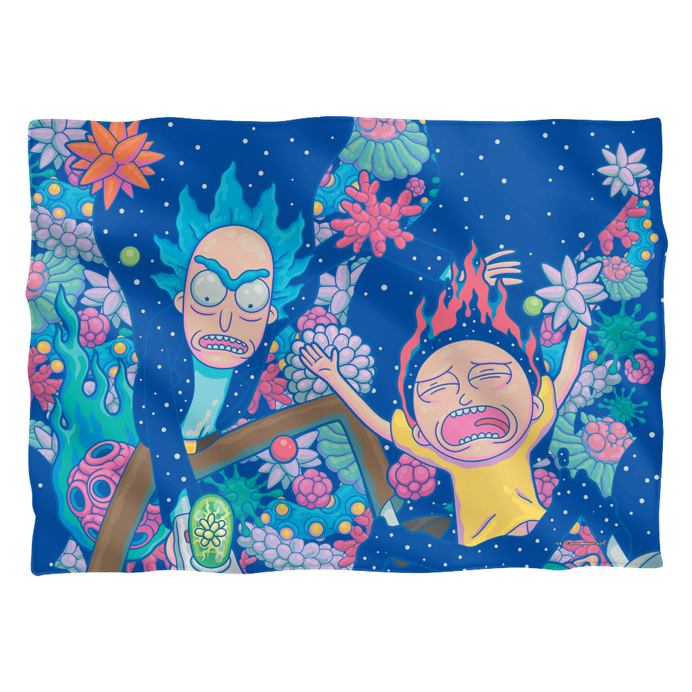 Rick and Morty Rick And Morty Organisms - Pillow Case Pillow Cases Rick and Morty   