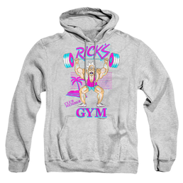 Rick and Morty Ricks Gym - Pullover Hoodie Pullover Hoodie Rick and Morty   