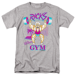 Rick and Morty Ricks Gym - Men's Regular Fit T-Shirt Men's Regular Fit T-Shirt Rick and Morty   