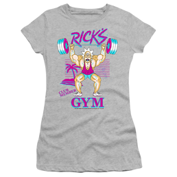 Rick and Morty Ricks Gym - Juniors T-Shirt Juniors T-Shirt Rick and Morty   