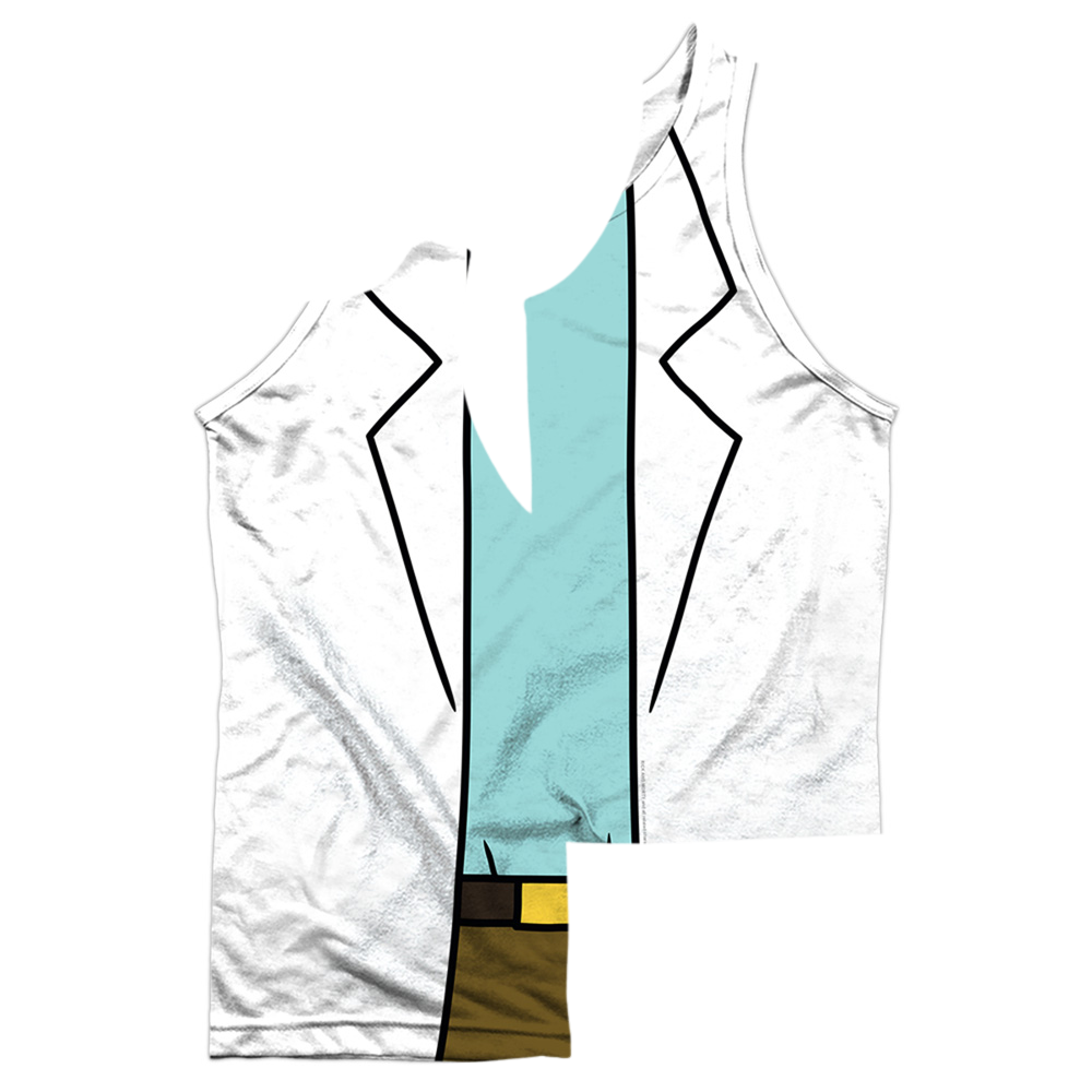 Rick and Morty Rick Lab Coat - Men's All Over Print Tank Top Men's All Over Print Tank Rick and Morty   