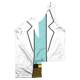 Rick and Morty Rick Lab Coat - Men's All Over Print Tank Top Men's All Over Print Tank Rick and Morty   
