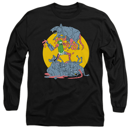 Rick and Morty The Adventures Of Pickle Rick - Men's Long Sleeve T-Shirt Men's Long Sleeve T-Shirt Rick and Morty   