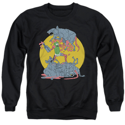 Rick and Morty The Adventures Of Pickle Rick - Men's Crewneck Sweatshirt Men's Crewneck Sweatshirt Rick and Morty   