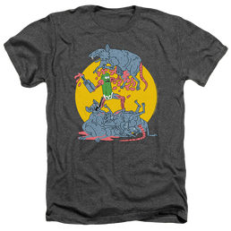 Rick and Morty The Adventures Of Pickle Rick - Men's Heather T-Shirt Men's Heather T-Shirt Rick and Morty   