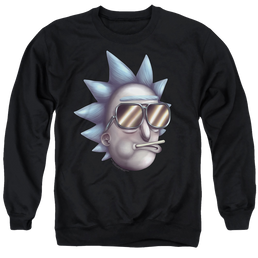 Rick and Morty Cool Rick Alternate Reality - Men's Crewneck Sweatshirt Men's Crewneck Sweatshirt Rick and Morty   