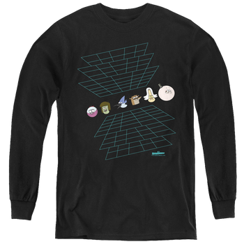 Regular Show, The Regular Grid - Youth Long Sleeve T-Shirt Youth Long Sleeve T-Shirt The Regular Show   