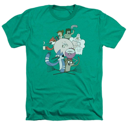 Regular Show Regular Cast Men's Heather T-Shirt Men's Heather T-Shirt The Regular Show   
