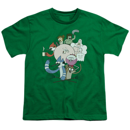 Regular Show, The Regular Cast - Youth T-Shirt Youth T-Shirt (Ages 8-12) The Regular Show   