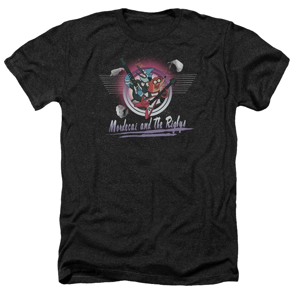 Regular Show Mordecai & The Rigbys Men's Heather T-Shirt Men's Heather T-Shirt The Regular Show   