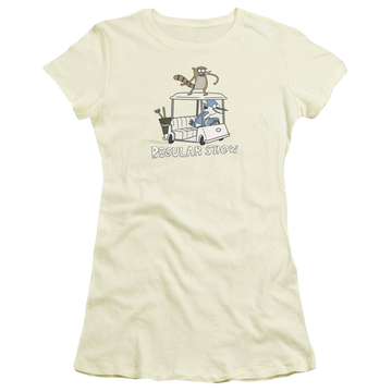 Regular Show Golf Cart Juniors T-Shirt Juniors T-Shirt The Regular Show   