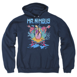Rick and Morty Mr. Nimbus Design - Pullover Hoodie Pullover Hoodie Rick and Morty   