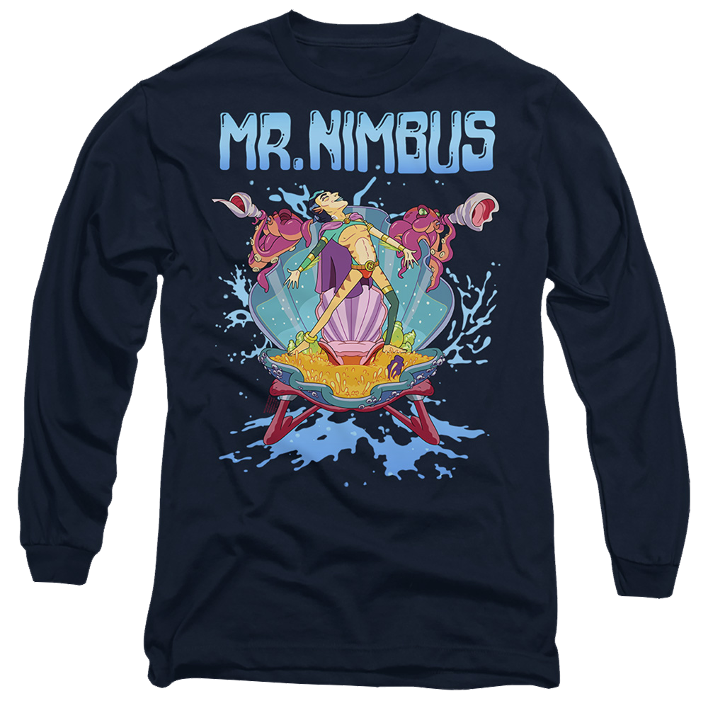 Rick and Morty Mr. Nimbus Design - Men's Long Sleeve T-Shirt Men's Long Sleeve T-Shirt Rick and Morty   