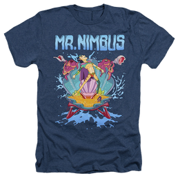 Rick and Morty Mr. Nimbus Design - Men's Heather T-Shirt Men's Heather T-Shirt Rick and Morty   