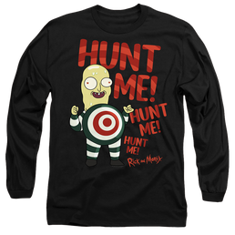 Rick and Morty Hunt Me - Men's Long Sleeve T-Shirt Men's Long Sleeve T-Shirt Rick and Morty   