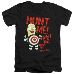 Rick and Morty Hunt Me - Men's V-Neck T-Shirt Men's V-Neck T-Shirt Rick and Morty   