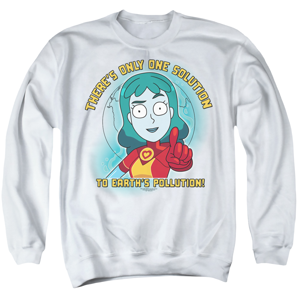 Rick and Morty Planetina - Men's Crewneck Sweatshirt Men's Crewneck Sweatshirt Rick and Morty   
