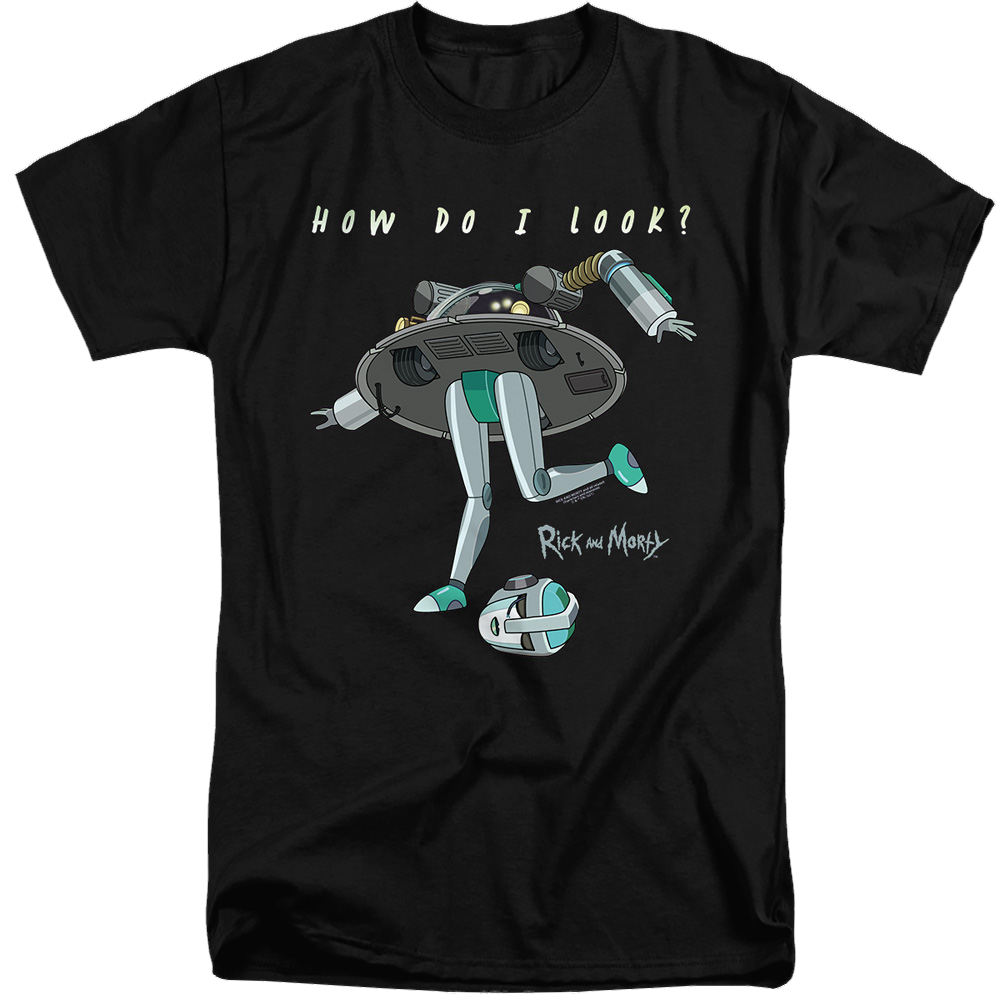 Rick and Morty How Do I Look? - Men's Tall Fit T-Shirt Men's Tall Fit T-Shirt Rick and Morty   