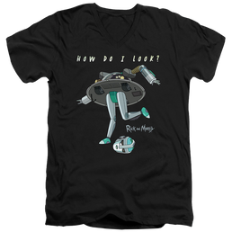 Rick and Morty How Do I Look? - Men's V-Neck T-Shirt Men's V-Neck T-Shirt Rick and Morty   