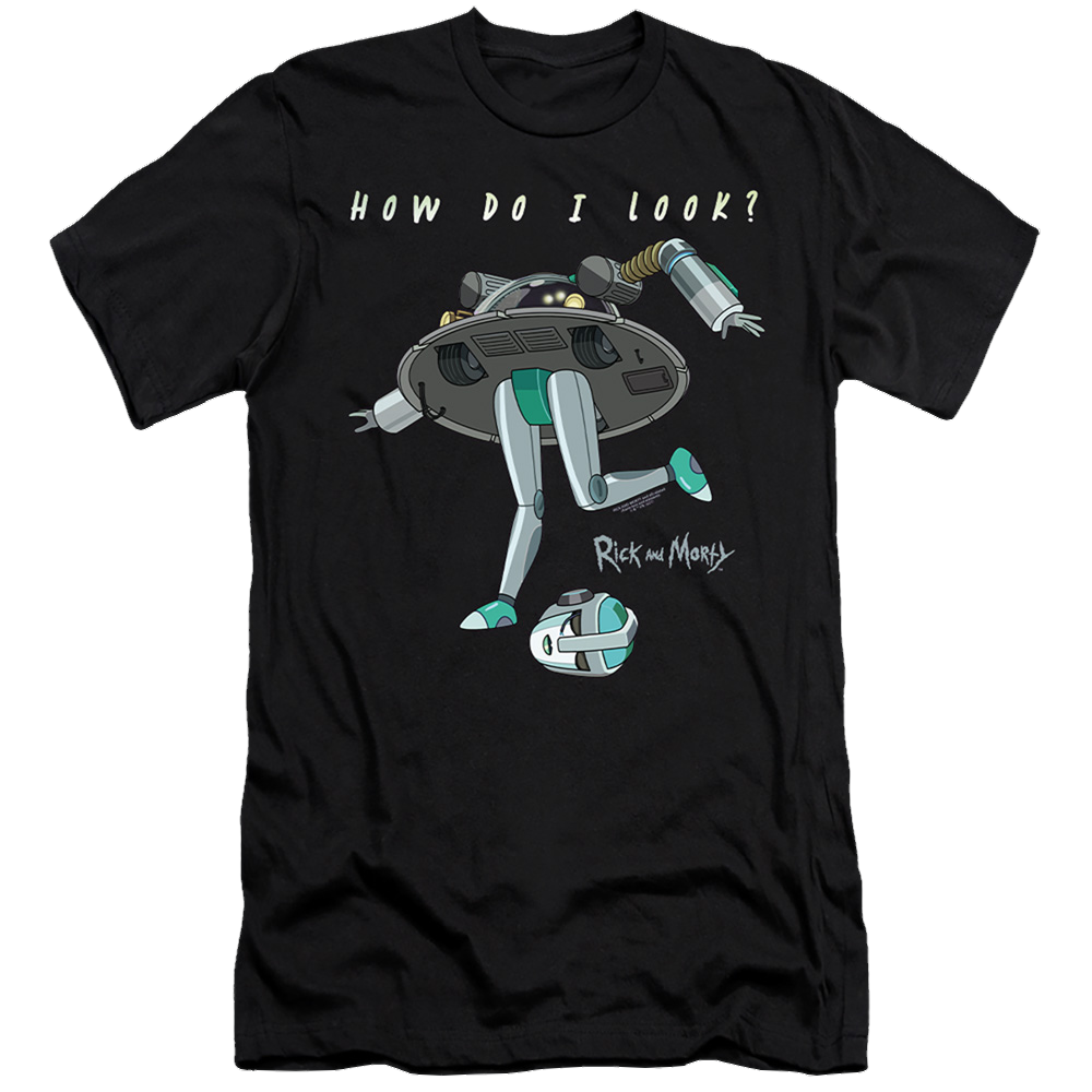 Rick and Morty How Do I Look? - Men's Premium Slim Fit T-Shirt Men's Premium Slim Fit T-Shirt Rick and Morty   