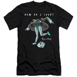 Rick and Morty How Do I Look? - Men's Premium Slim Fit T-Shirt Men's Premium Slim Fit T-Shirt Rick and Morty   