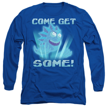 Royal men's long sleeve t-shirt with Rick and Morty Come Get Some graphic