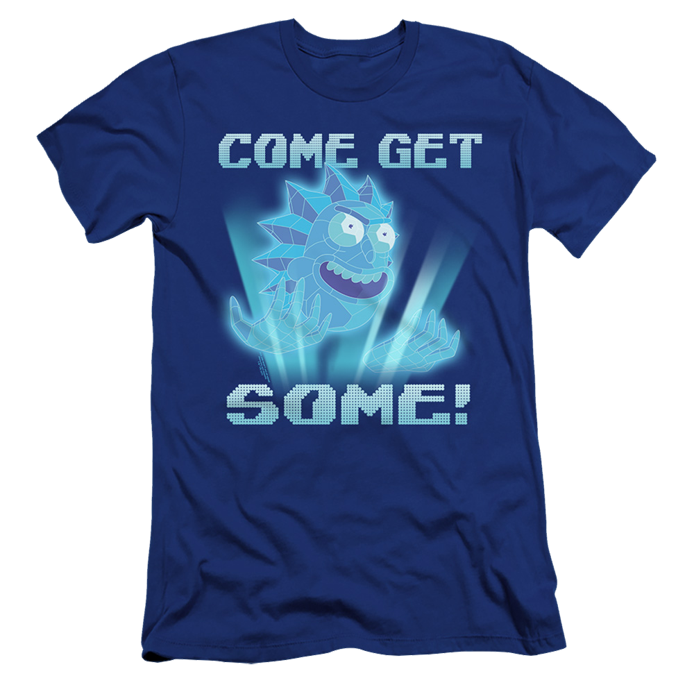 Rick and Morty Come Get Some - Men's Premium Slim Fit T-Shirt Men's Premium Slim Fit T-Shirt Rick and Morty   