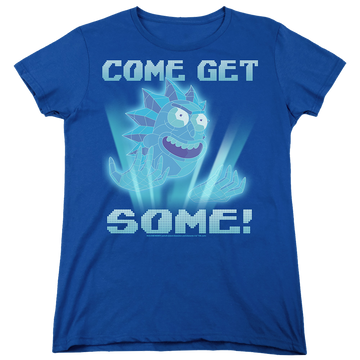 Royal women's t-shirt with Rick and Morty Come Get Some graphic