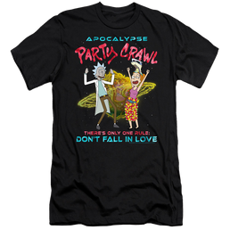 Rick and Morty Apocalypse Party Crawl - Men's Premium Slim Fit T-Shirt Men's Premium Slim Fit T-Shirt Rick and Morty   