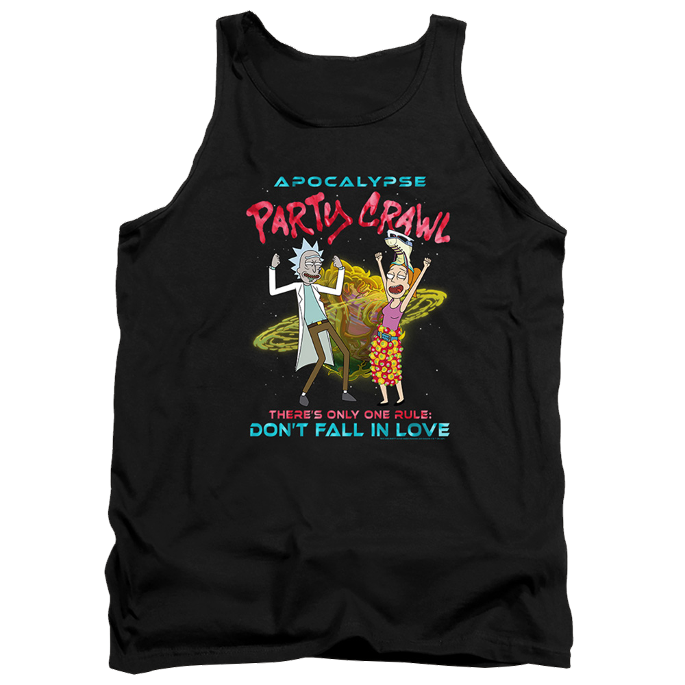 Rick and Morty Apocalypse Party Crawl - Men's Tank Top Men's Tank Rick and Morty   