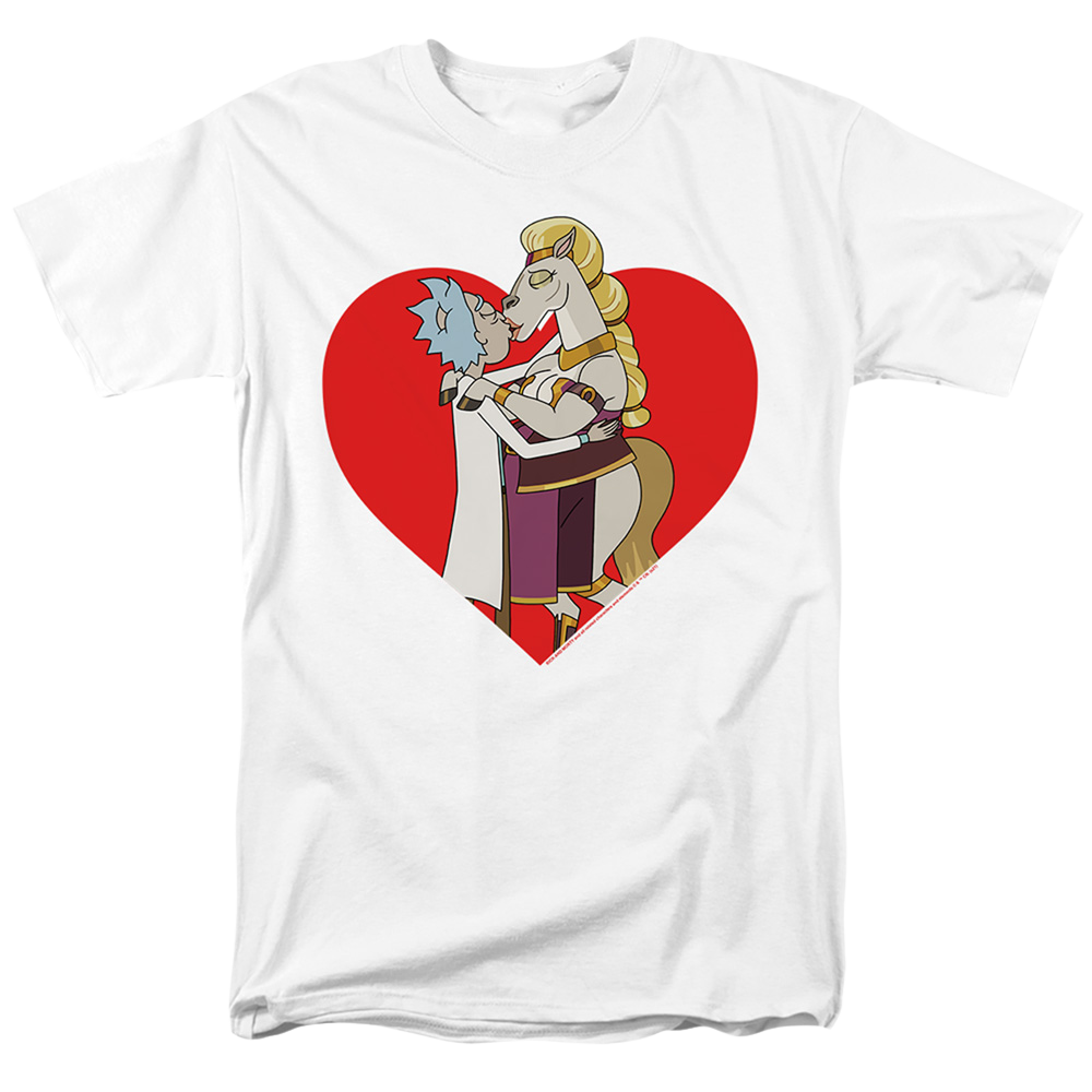 Rick and Morty Rick And Horse Kiss - Men's Regular Fit T-Shirt Men's Regular Fit T-Shirt Rick and Morty   