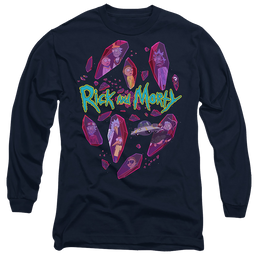 Rick and Morty Death Crystal Futures - Men's Long Sleeve T-Shirt Men's Long Sleeve T-Shirt Rick and Morty   